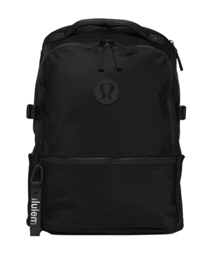 Water-Repellent Nylon Laptop & Gym Backpack - Black, 17x11x7 Inches (Variation: Black)