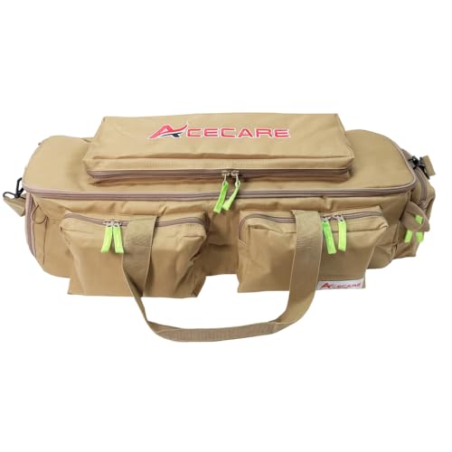 Acecare Large PCP Air Tank Backpack with Pouches - Paintball & Scuba Tank Carrier