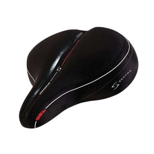 Serfas Full Suspension Cruiser Bicycle Saddle with Gel & Rear Spring