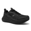OrthoComfoot Women's Orthopedic Trail Running Shoes Black W1-7 Arch Support for Plantar Fasciitis