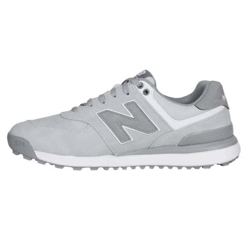 Men's Golf Shoes Waterproof All-Weather Athletic Footwear - Light Grey 13