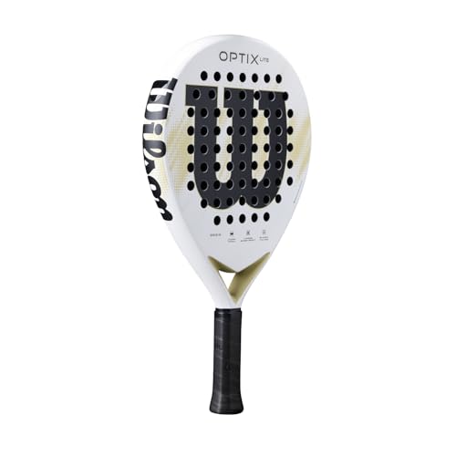 Wilson Optix V2 Lite White Lightweight Padel Racket for Beginners