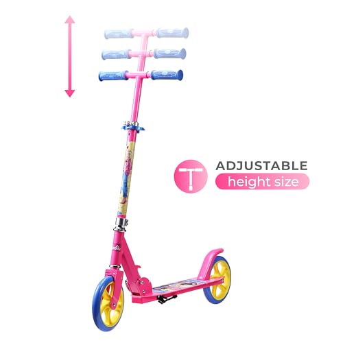 Barbie Scooter, Scooter for Kids with 200mm PU Wheels, ABEC-7 Bearings, Lightweight PP, Alum & Steel Body, Designed for Kids & Teens, Ultimate Riding Experience