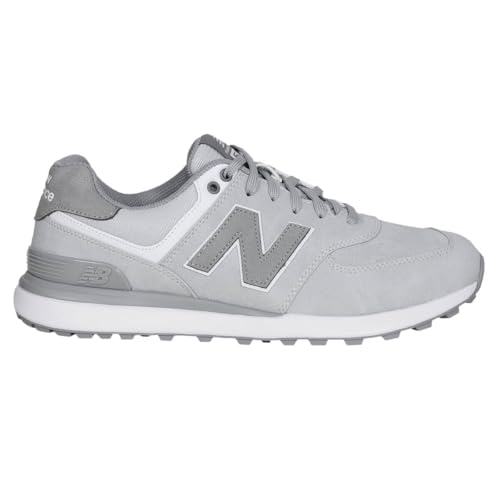 Men's Golf Shoes Waterproof All-Weather Athletic Footwear - Light Grey 13