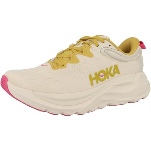 Hoka Women’s Gaviota 6 Running Shoes - Birch Yellow Gold 7.5