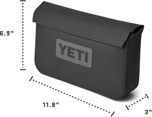 YETI Sidekick Dry 3L Gear Case - Classic Navy Waterproof Outdoor Storage