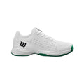 Wilson Unisex Adult Rush Pro Lite Junior Tennis Shoes - 3 Big Kid White/Bosphorus