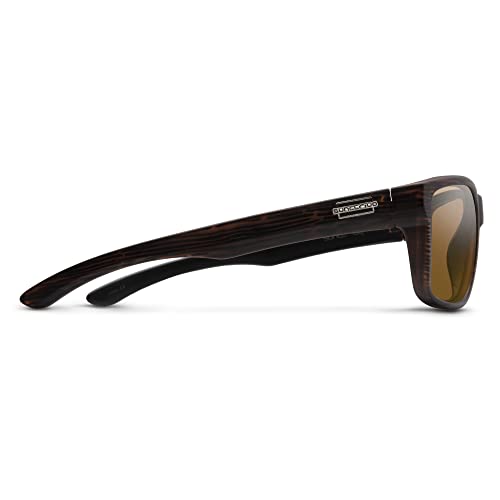 Suncloud Mayor Polarized Sunglasses - Burnished Brown Frame, 100% UV Protection, Comfortable Fit