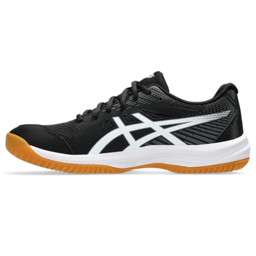 ASICS Men's Upcourt 6 Volleyball Shoes - Black/White, Size 11