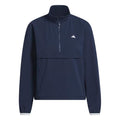 adidas Women's Large Collegiate Navy Go-To Quarter-Zip Jacket - Activewear