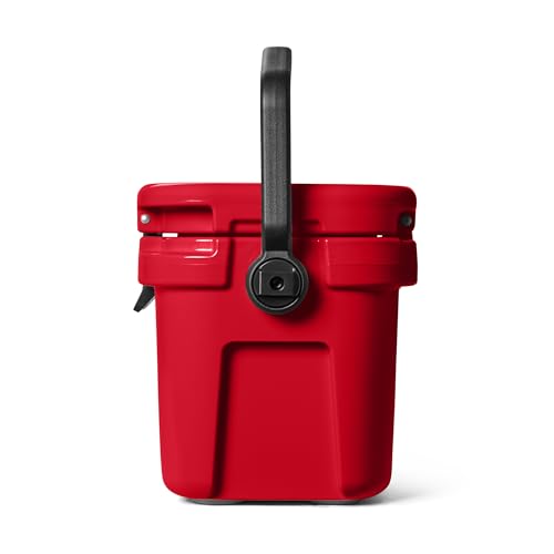 YETI Roadie 8 Hard Cooler - Rescue Red Portable Insulated Ice Chest