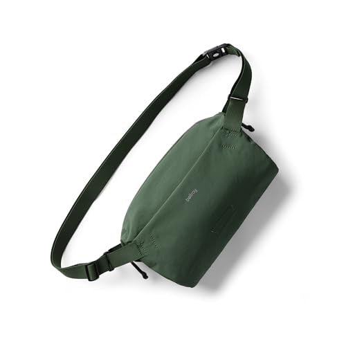Lightweight Crossbody Sling Bag - Spruce, Expandable, Water-Resistant