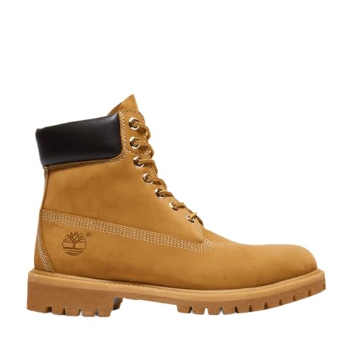 Waterproof Timberland Men's 6-Inch Premium Nubuck Boots - Wheat Variation V1