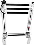 Mojiate 8581S4 Stainless Steel Telescopic Boat Ladder Side Mount, Corrosion-Resistant & Non-Slip Steps