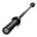 RitFit 4ft Olympic Weight Barbell - Black 2-inch, 350lbs Capacity, No Collar