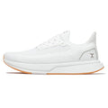 Flux Footwear Adapt Runners Barefoot Running Shoes Wide Toe Box Zero Drop Women 8.5 / Men 7 White/Gum