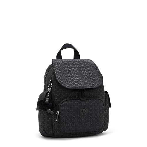 Mini Water-Resistant Embossed Backpack for Women - Signature Style