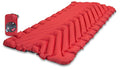 Klymit Insulated Static V Luxe Sleeping Pad - Lightweight Inflatable Camping Mattress for Backpacking & Hiking - Red - Sleeping Pad / Insulated