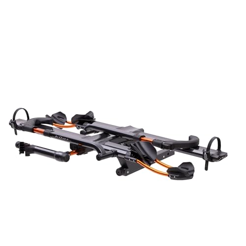 Kuat NV 2.0 Bike Rack - 2-Inch Hitch, Gray Metallic/Orange Anodize, 2-Bike Capacity