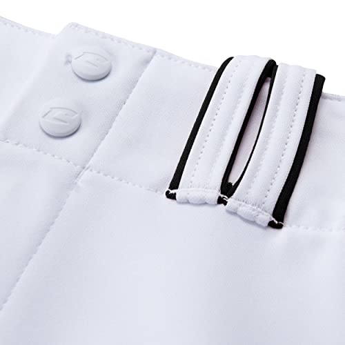 Champro Mens Triple Crown Baseball Pants Medium White Black Open Bottom