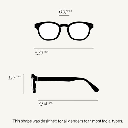 IZIPIZI Sun Category 3 Sunglasses Men & Women - Tortoise Biobased Frame Grey Lenses