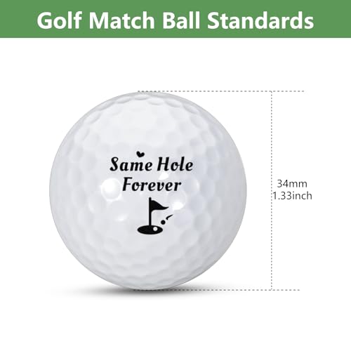 Golf Ball Bachelor Party Favor - Same Hole Forever - Funny Groomsmen Gift