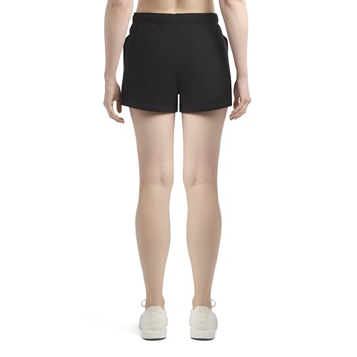 Danskin Women's Cozy Fleece Lounge Shorts 2 Pack Small Black Salt Grey Heather