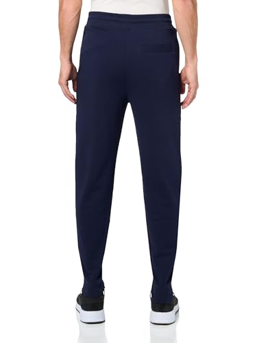 Men's Regular Fit Square Logo Jersey Joggers - Small, Evening Blue