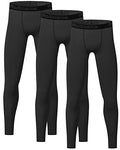 Kids Small Black Youth Compression Leggings for Athletic Activity - Rolimaka