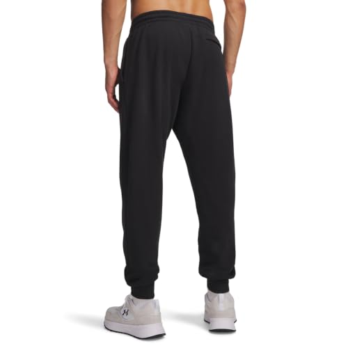 Under Armour Men's Rival Fleece Joggers - X-Small, Black & White
