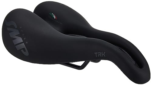 Ergonomic Bike Saddle - Medium Black Comfort Cycling Seat for Road & MTB