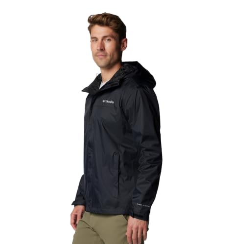 Columbia Men's Watertight II Rain Jacket - Medium Black
