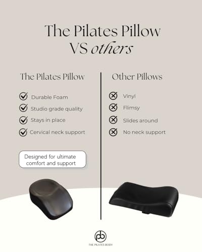 Pilates Neck Support Pillow for Reformer - Ergonomic Cervical Cushion, Compatible with Major Brands