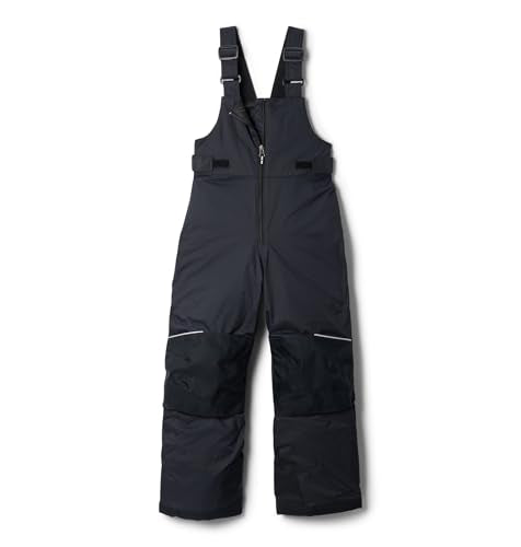 Columbia Kids Waterproof Insulated Snow Bibs - Adventure Ride II, Small/Black