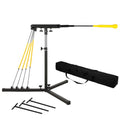 Adjustable Baseball Swing Trainer with 4 Resistance Bands & Carry Bag - 31-43 Inch