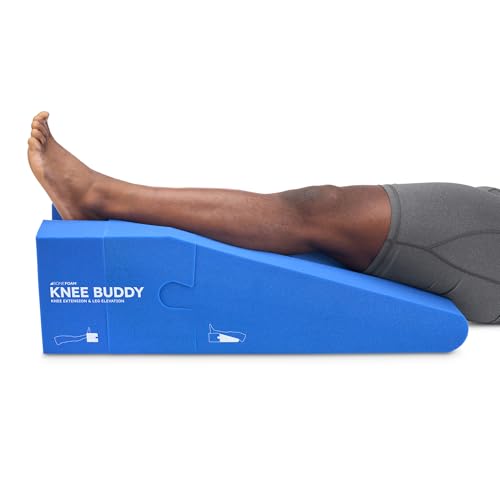 BoneFoam Knee Extension & Elevation Pillow for Post-Surgery Recovery