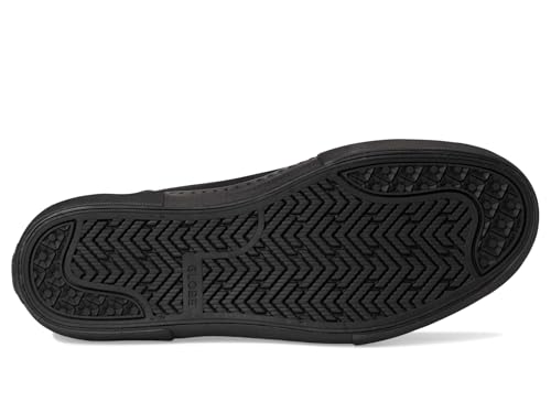Globe Dover II Black Crazyhorse Skateboard Shoe - Men's High Top Slip-On