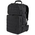 Condor Outdoor Medium Black Backpack with Compression Straps & Padded Handle