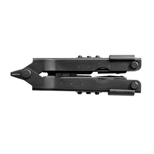 Gerber Gear Multi-Plier 600 14-in-1 Multitool with Sheath - Black, Needlenose Pliers & More