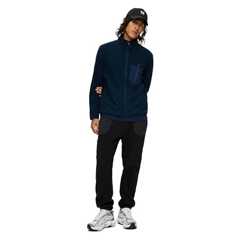 Merrell Men's Jungle Fleece Jacket Large Navy Night Full-Zip Outdoor Wear
