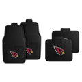Arizona Cardinals Car Floor Mats Set of 4 - All-Weather Vehicle Mats