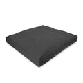 Black 24x24x2 Inch Meditation Zabuton Cushion with Cotton Filling - Ergonomic Support
