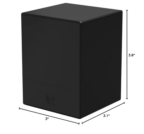 Ultimate Guard Boulder Solid Deck Case for 100 Double-Sleeved Cards Black