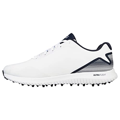 Skechers Max 3 Arch Fit Men's Golf Shoes White Navy 10.5 Waterproof