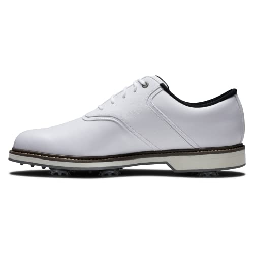 FootJoy Men's FJ Originals Golf Shoes - White/White, Size 9