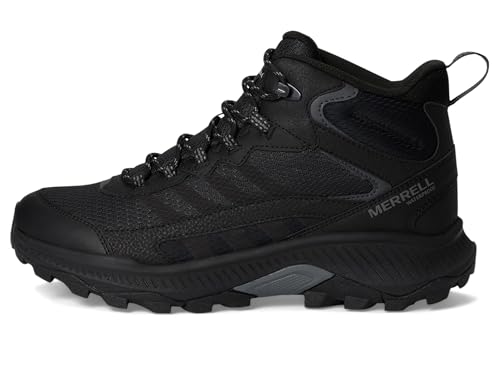 Merrell Men's Speed Strike 2 Mid Waterproof Hiking Shoes - Black 11