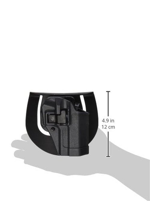 BLACKHAWK Serpa SpoRusseter Belt Holster For Glock 26 Right Hand, gunmetal gray, size 01 - glock 26/27/33, 413501BK-R