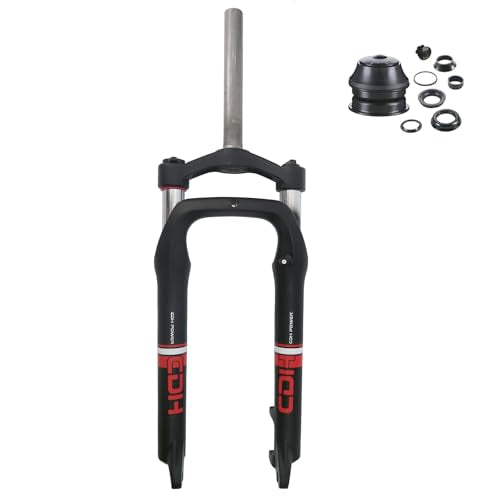 26-Inch Fat Bicycle Suspension Fork with Locking Control and 1-1/8" Headset