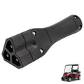 Golf Cart 48V Charger Plug Handle - EZGO RXV OEM Replacement, 3-Pin Triangle Connector - Charger Plug Variation