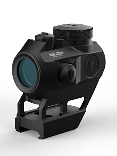 Monstrum Ghost Red Dot Sight with Shake Awake Activation & Co-Witness Riser Mount